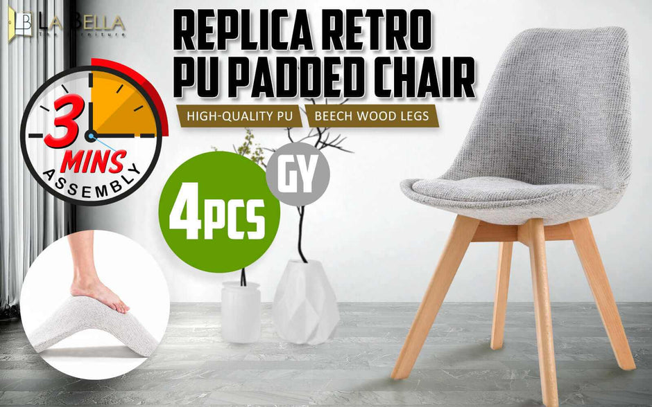 Retro Dining Chair set of 4 