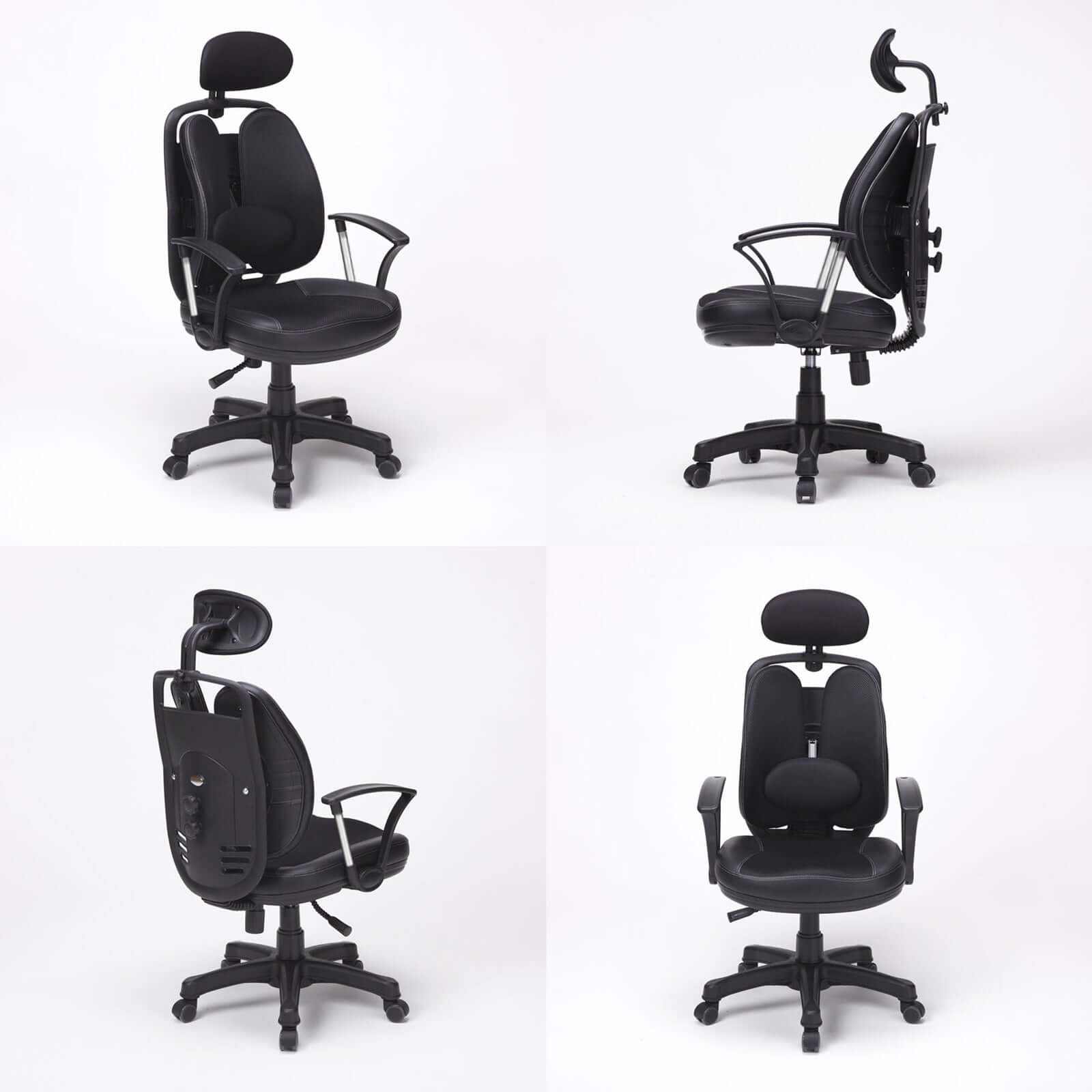 Korean Ergonomic Office Chair - SUPERB BLACK