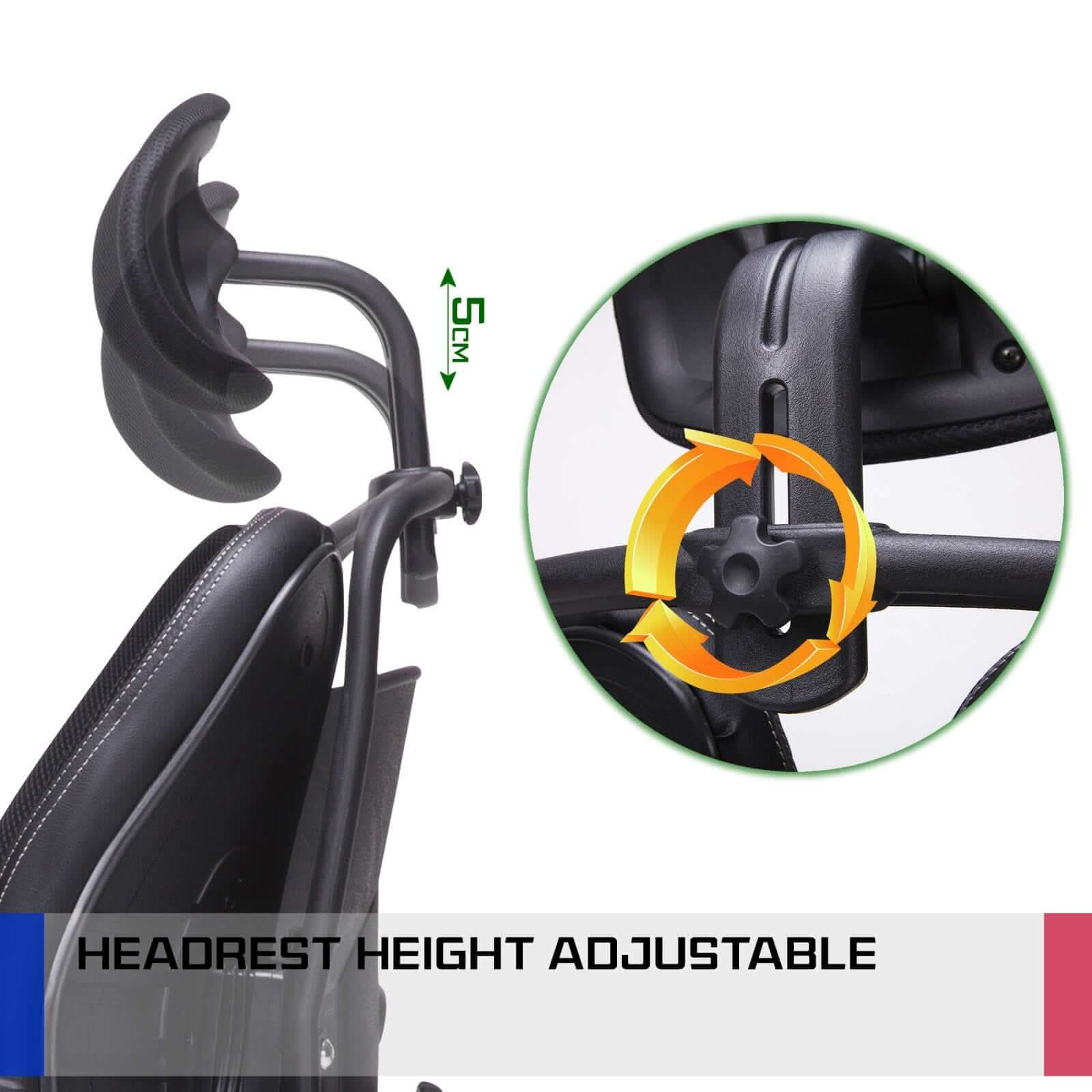 Korean Ergonomic Office Chair - SUPERB BLACK