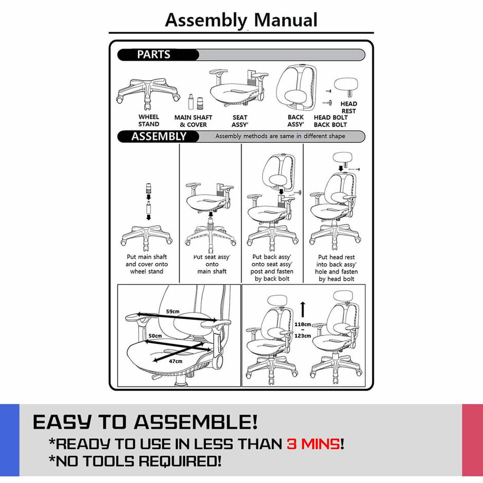 korean ergonomic chair