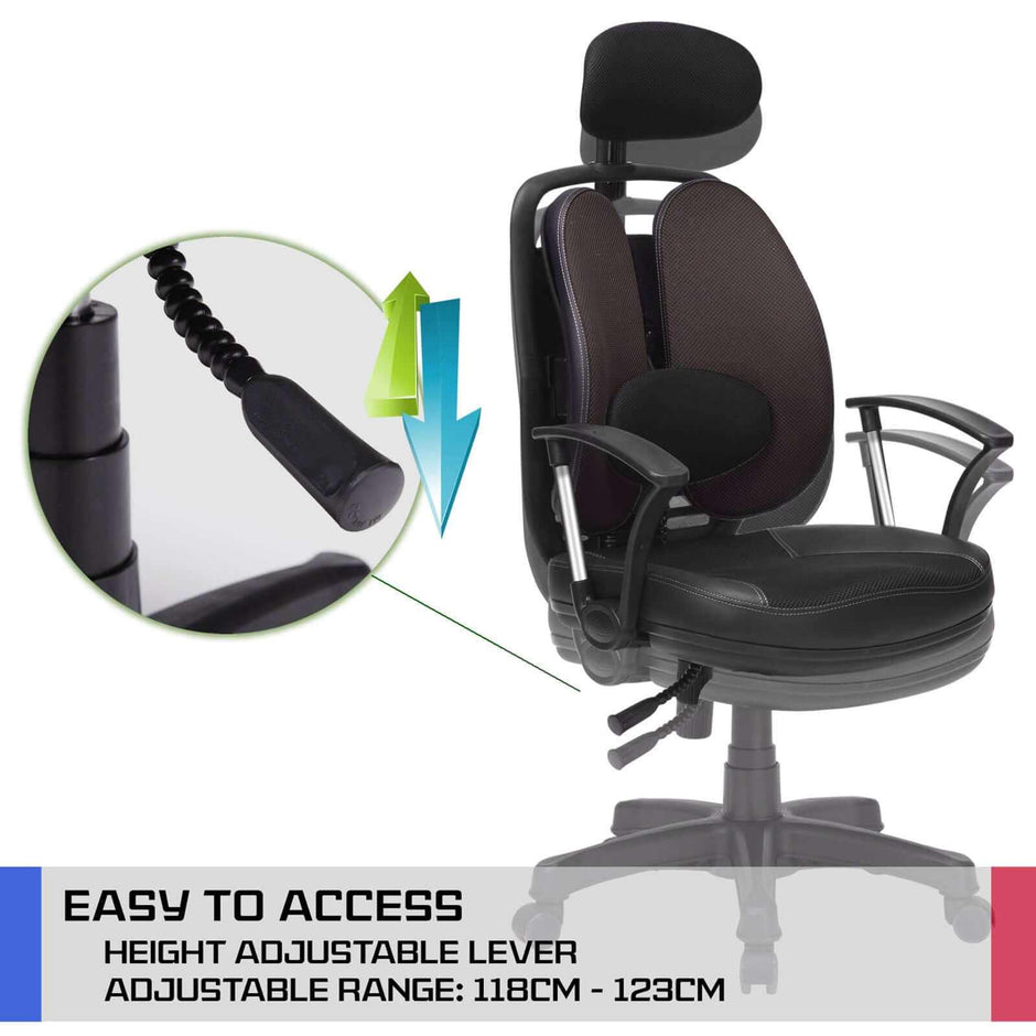 grey ergonomic office chair