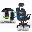 grey ergonomic office chair