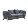 grey Velvet sofa 