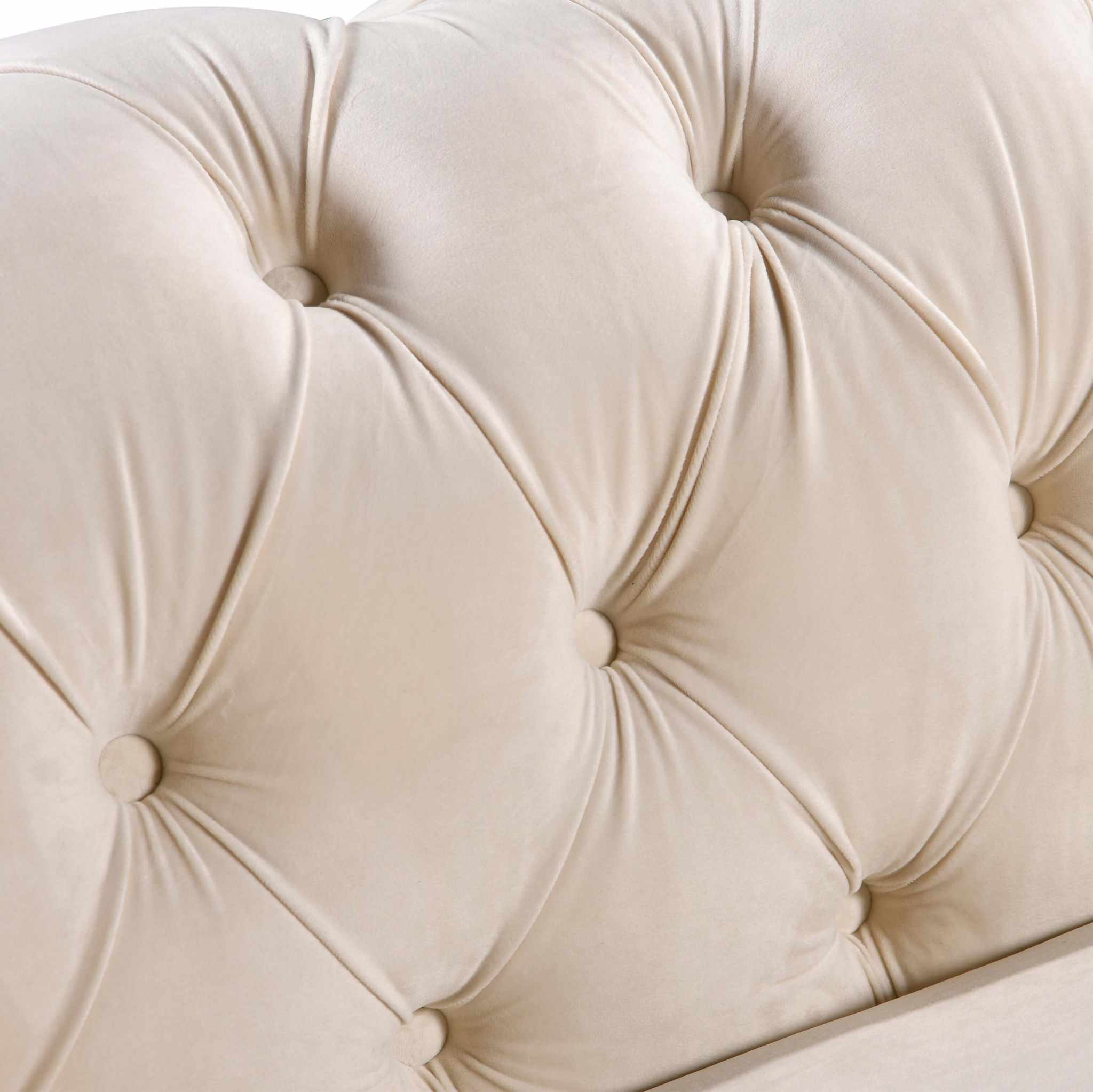 Beige Velvet sofa