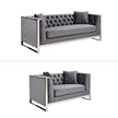 Dark Grey Velvet sofa 