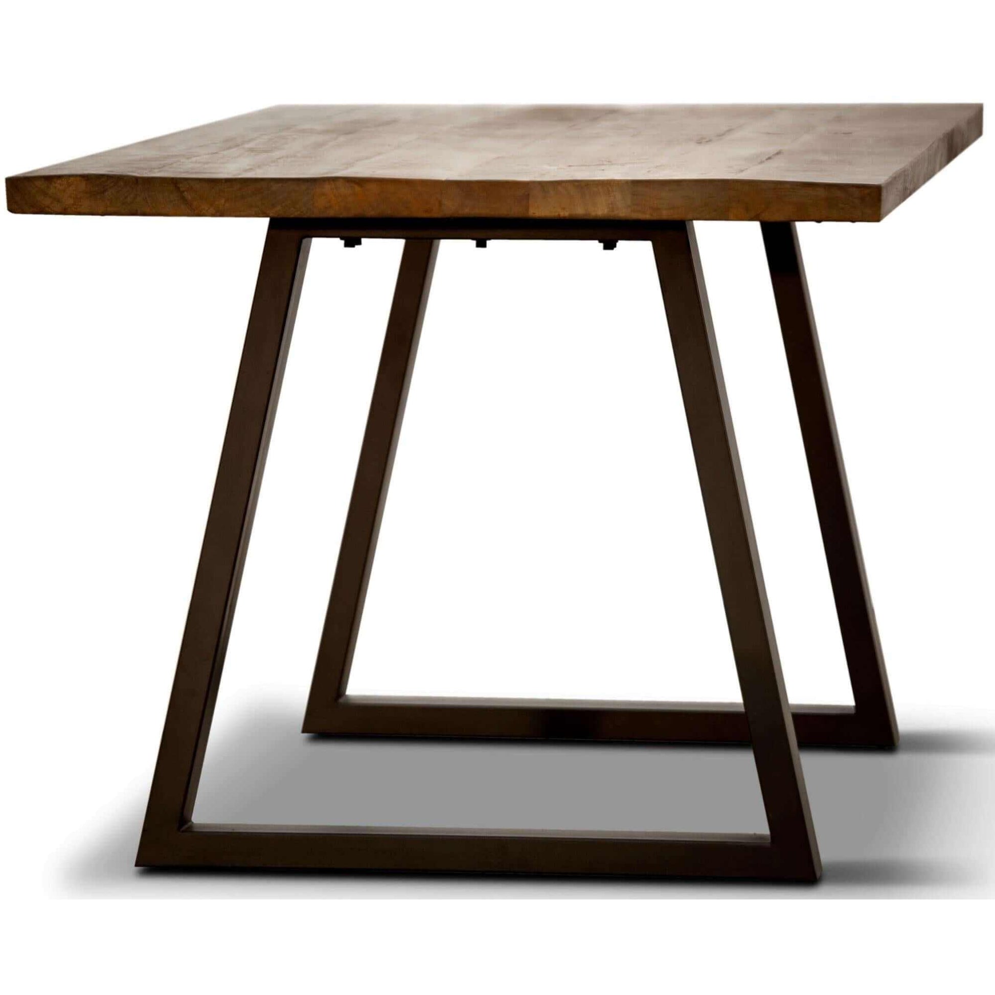 Begonia 3pc Live Edge Dining Table and Bench Set
