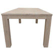 white wooden table