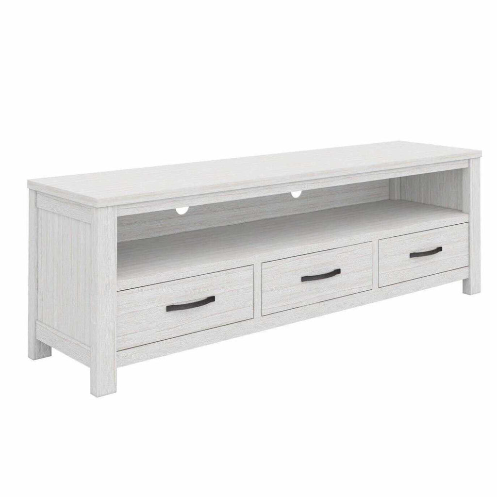 white entertainment tv unit