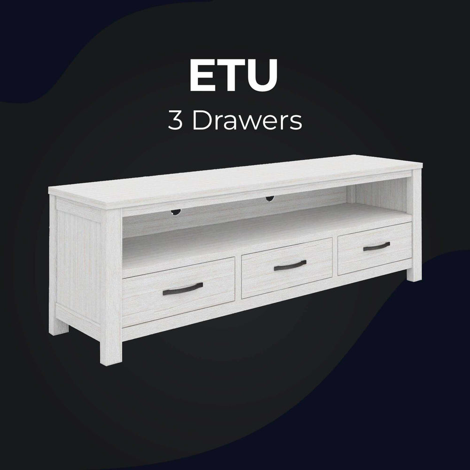 white entertainment tv unit