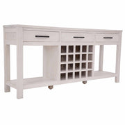 Foxglove Sideboard Buffet Wine Cabinet Bar Bottle Wooden Storage Rack 