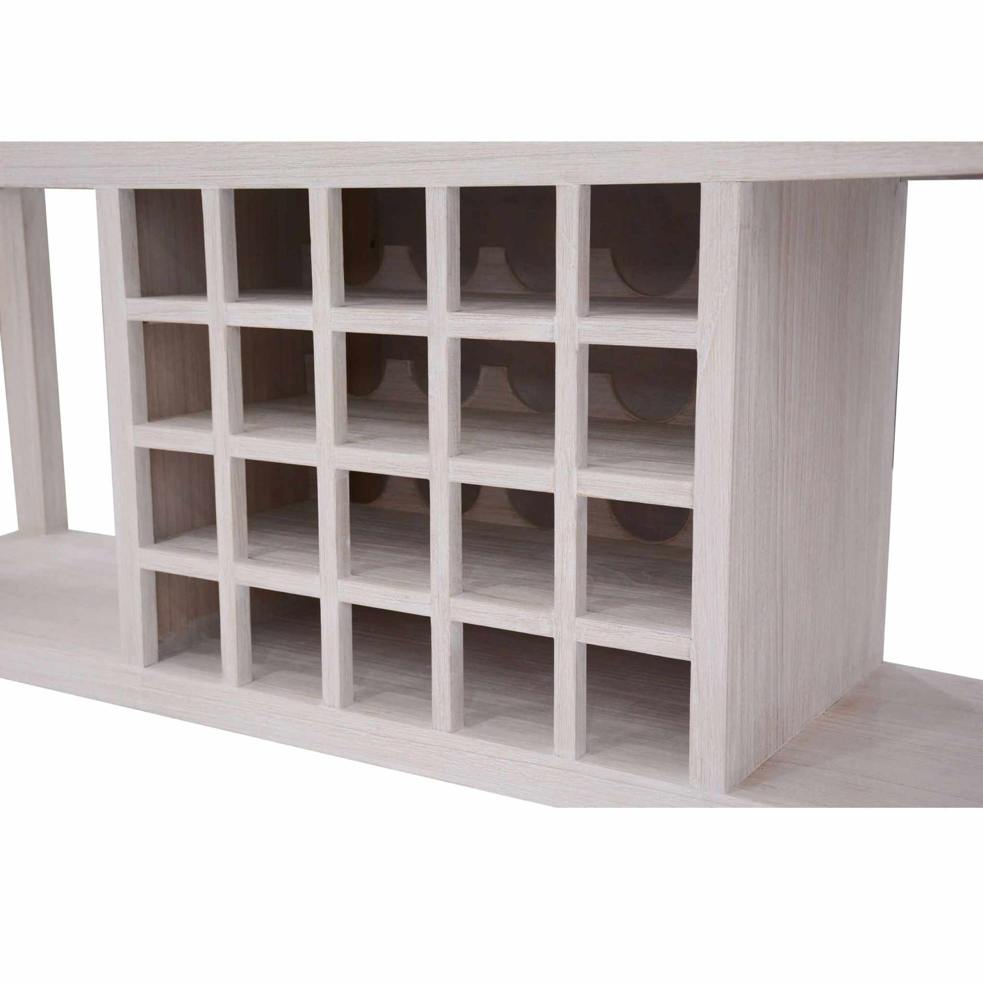 Foxglove Sideboard Buffet Wine Cabinet Bar Bottle Wooden Storage Rack 