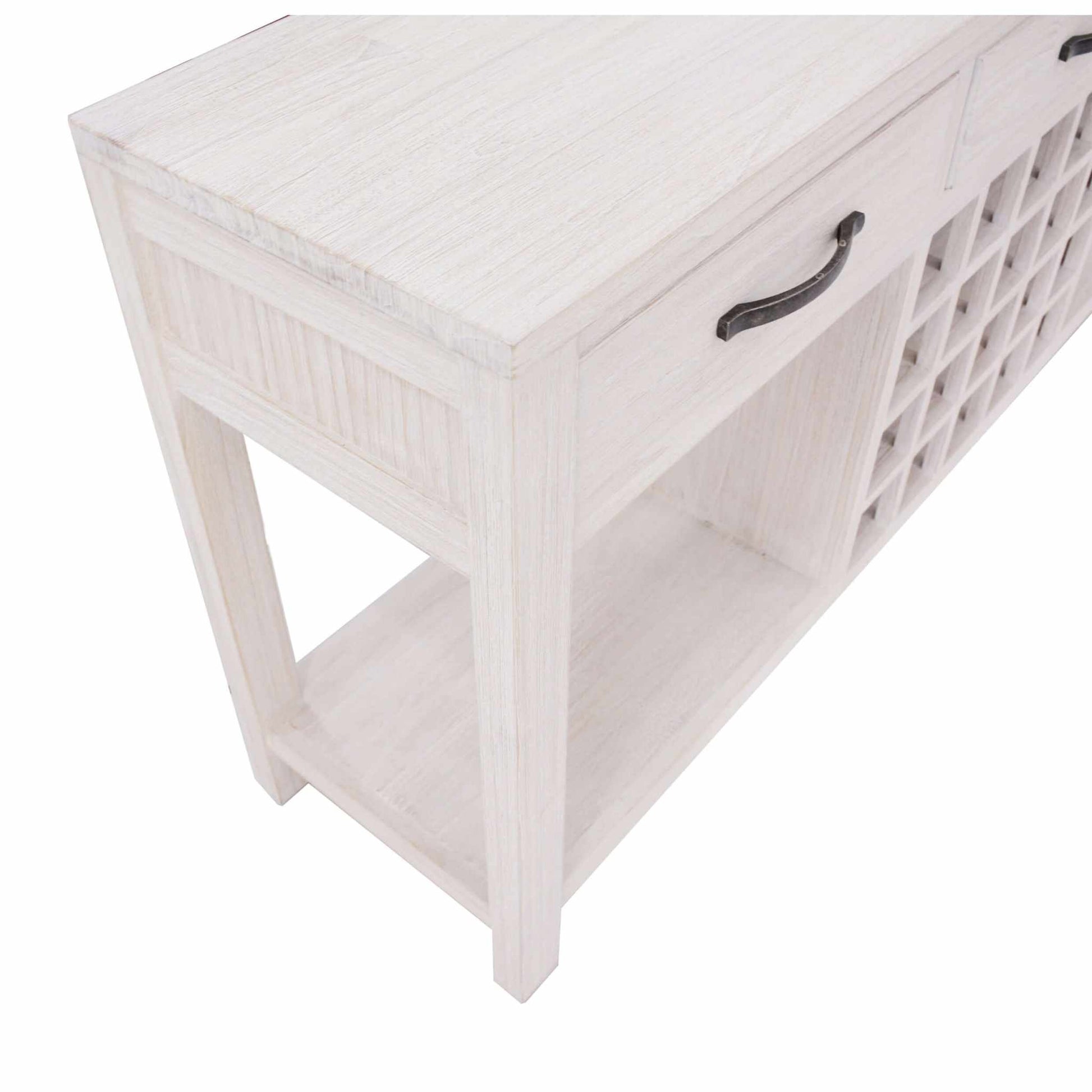 Foxglove Sideboard Buffet Wine Cabinet Bar Bottle Wooden Storage Rack 