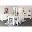 6 seater Dining Table white