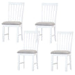 Wood dining chair set of 4 