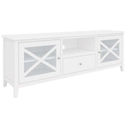 Daisy Solid Acacia Wood 170cm Entertainment Unit White