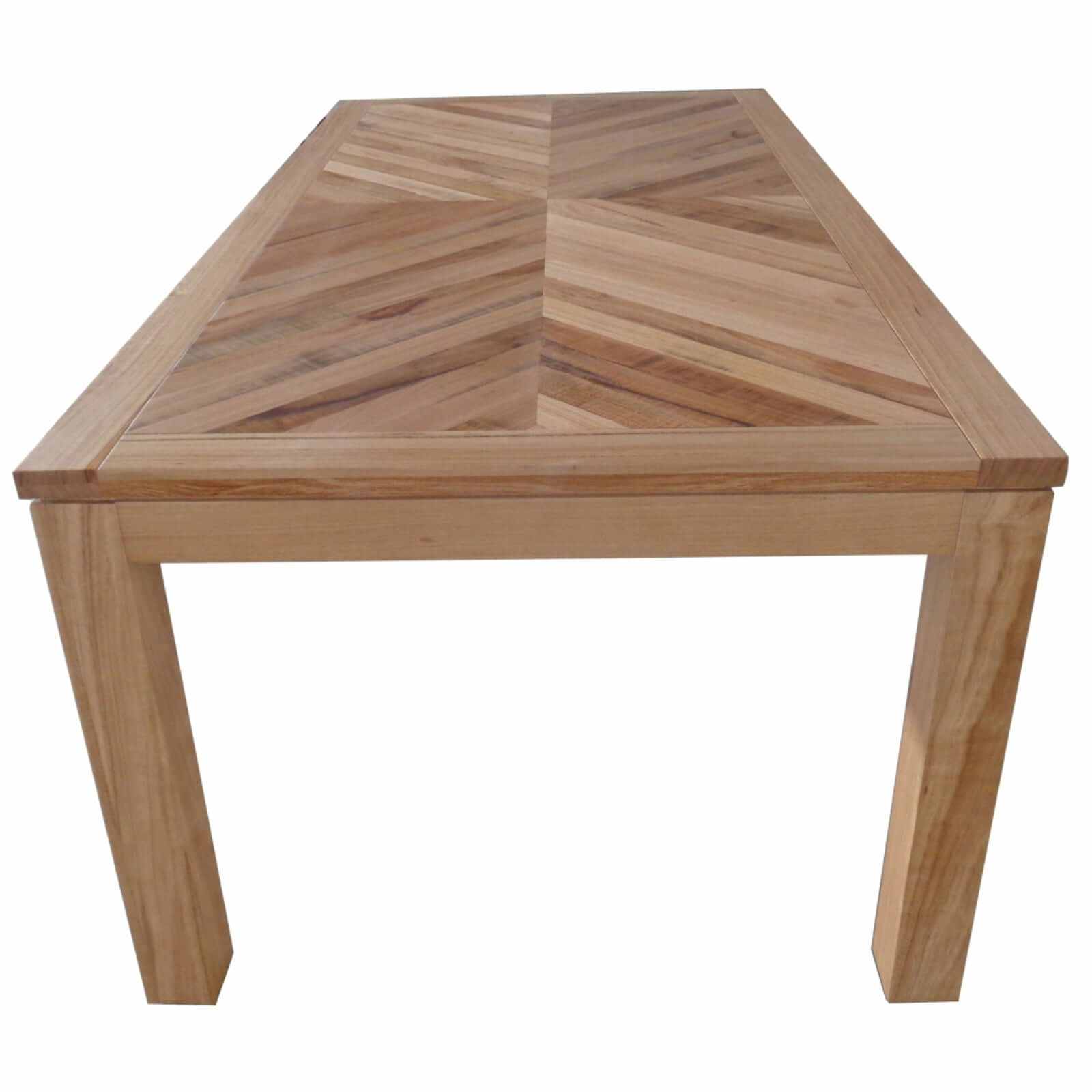 Rosemallow 6 Seater Parquet Top Dining Table 180cm