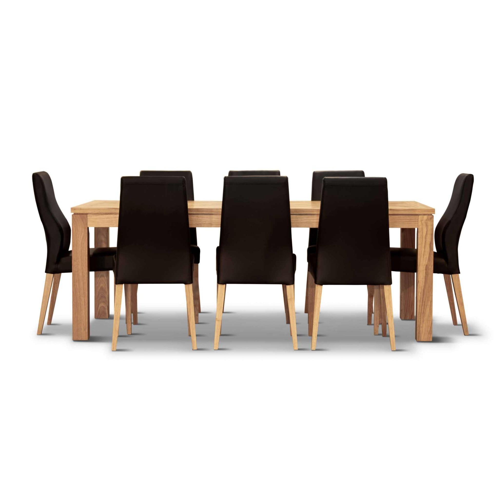 Rosemallow 8 Seater Parquet Top Dining Table 210cm