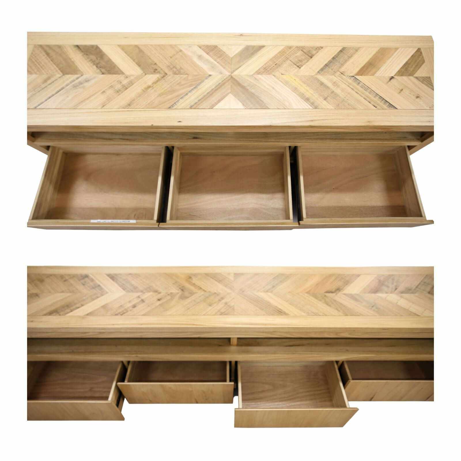 Rosemallow ETU Entertainment TV Unit 235cm 4 Drawer Solid Messmate Tim