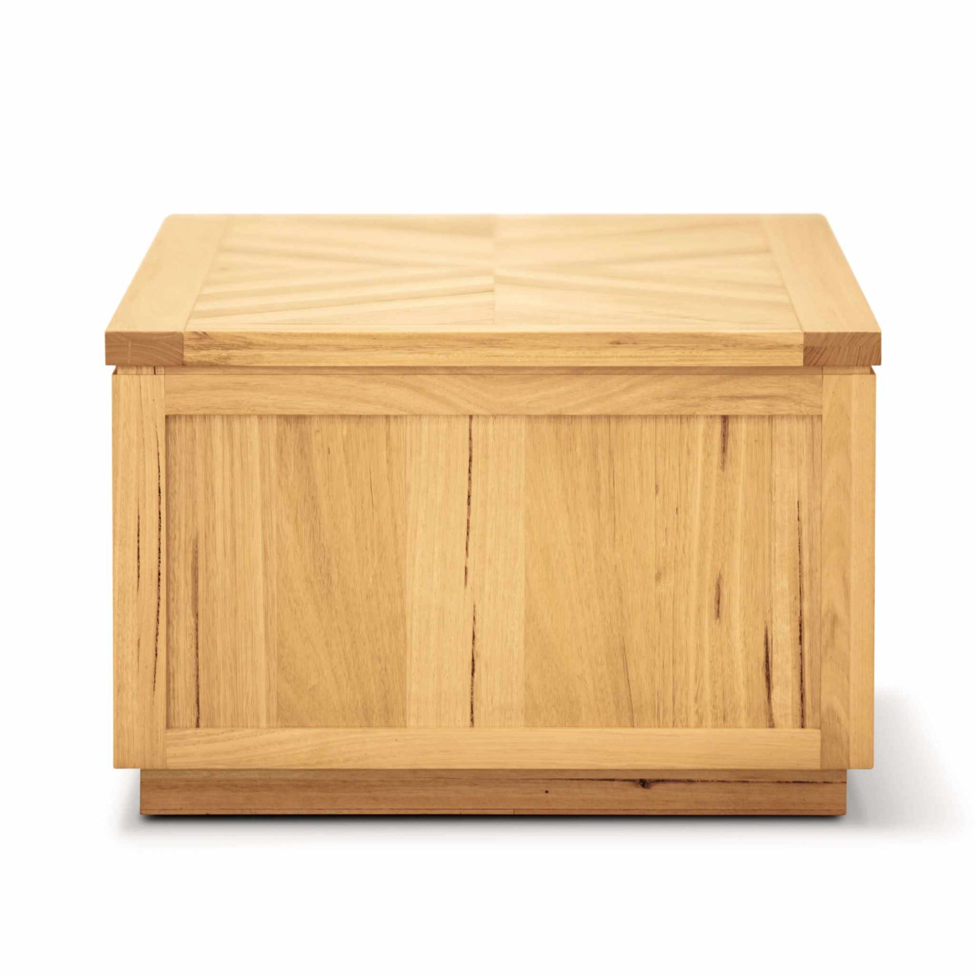Rosemallow Parquet Top Side Table 65cm - Natural