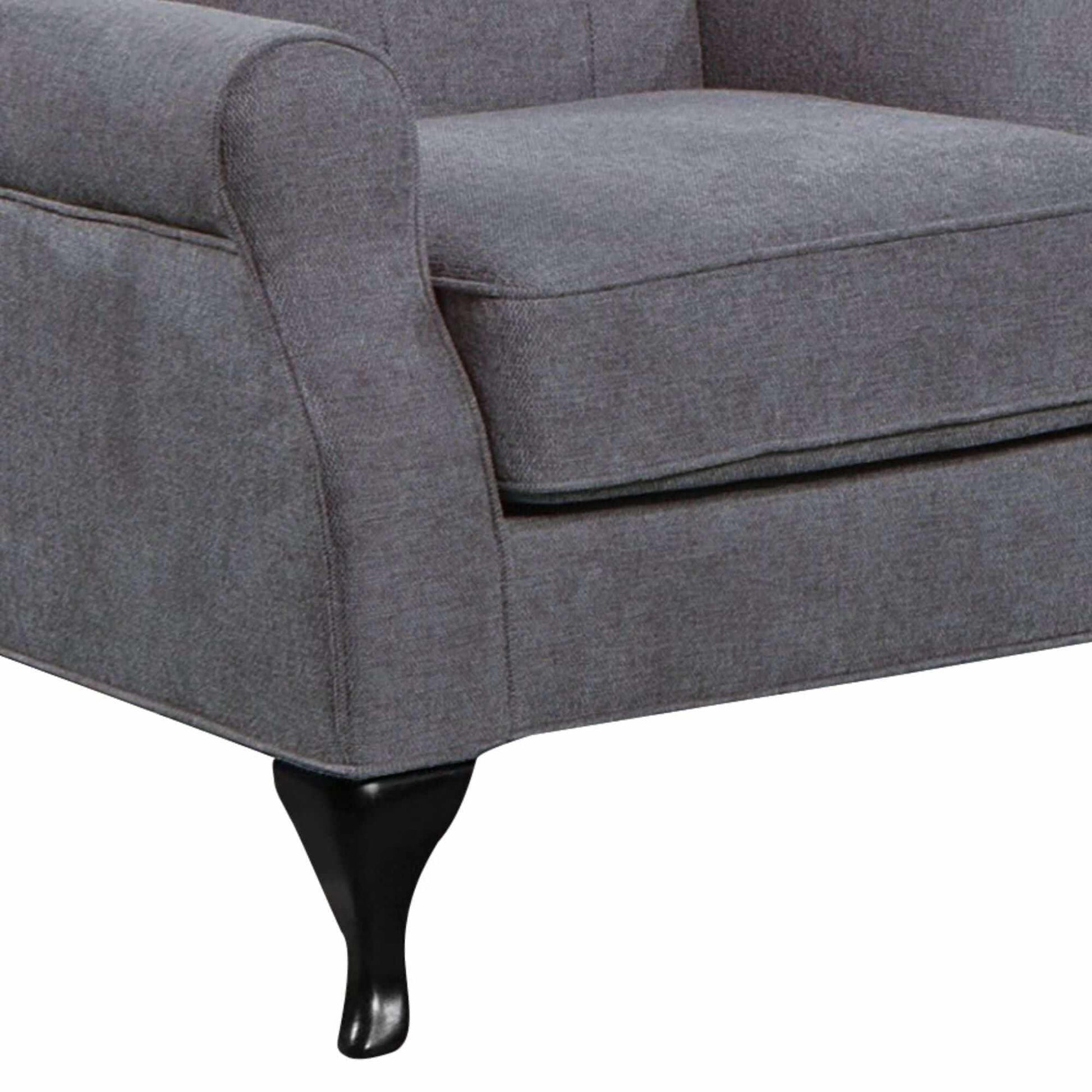 Mellowly Wing Back Chair Sofa Chesterfield Armchair Fabric Uplholstere