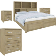 Gracelyn 4pc Queen Bedroom Furniture Package Set - Smoke