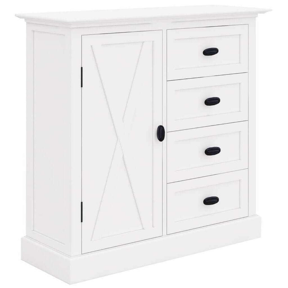 4 drawer tallboy white