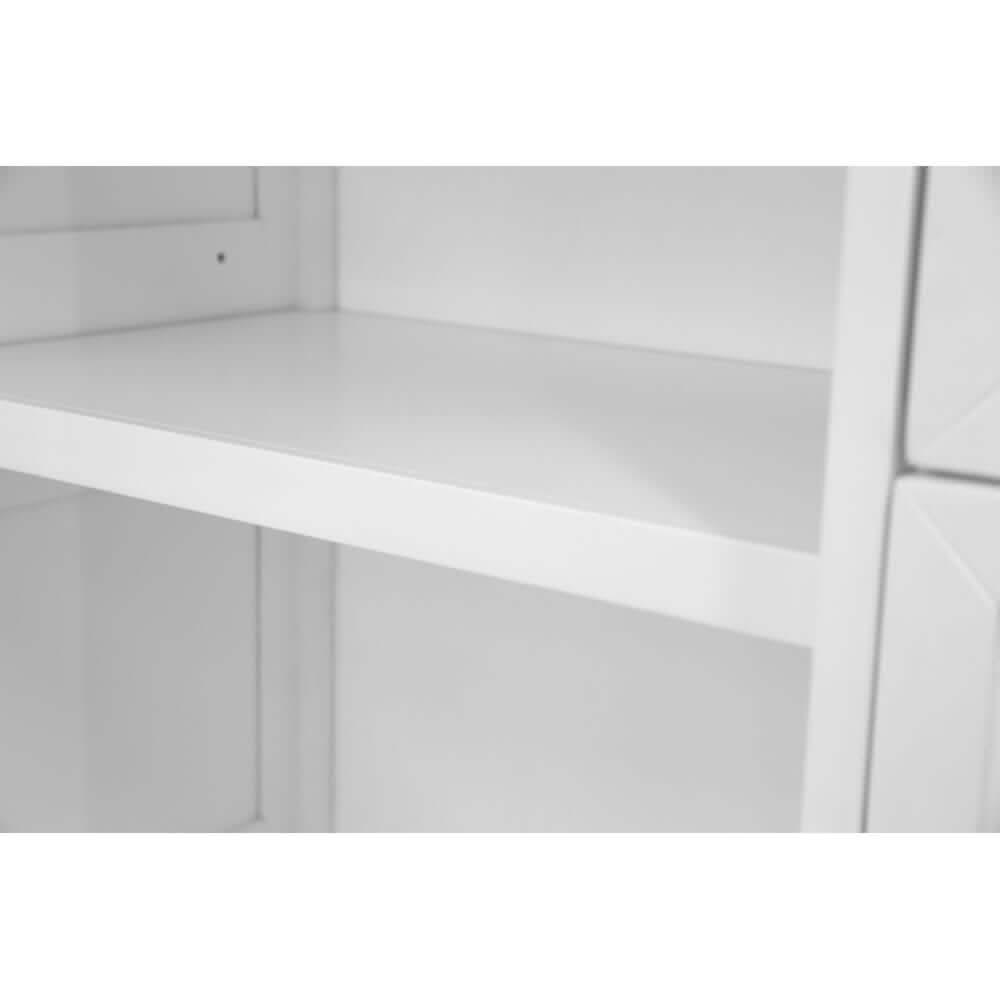 Beechworth Solid Pine Wood 4 Drawer Tallboy White