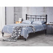 Metal King Single Bed Black