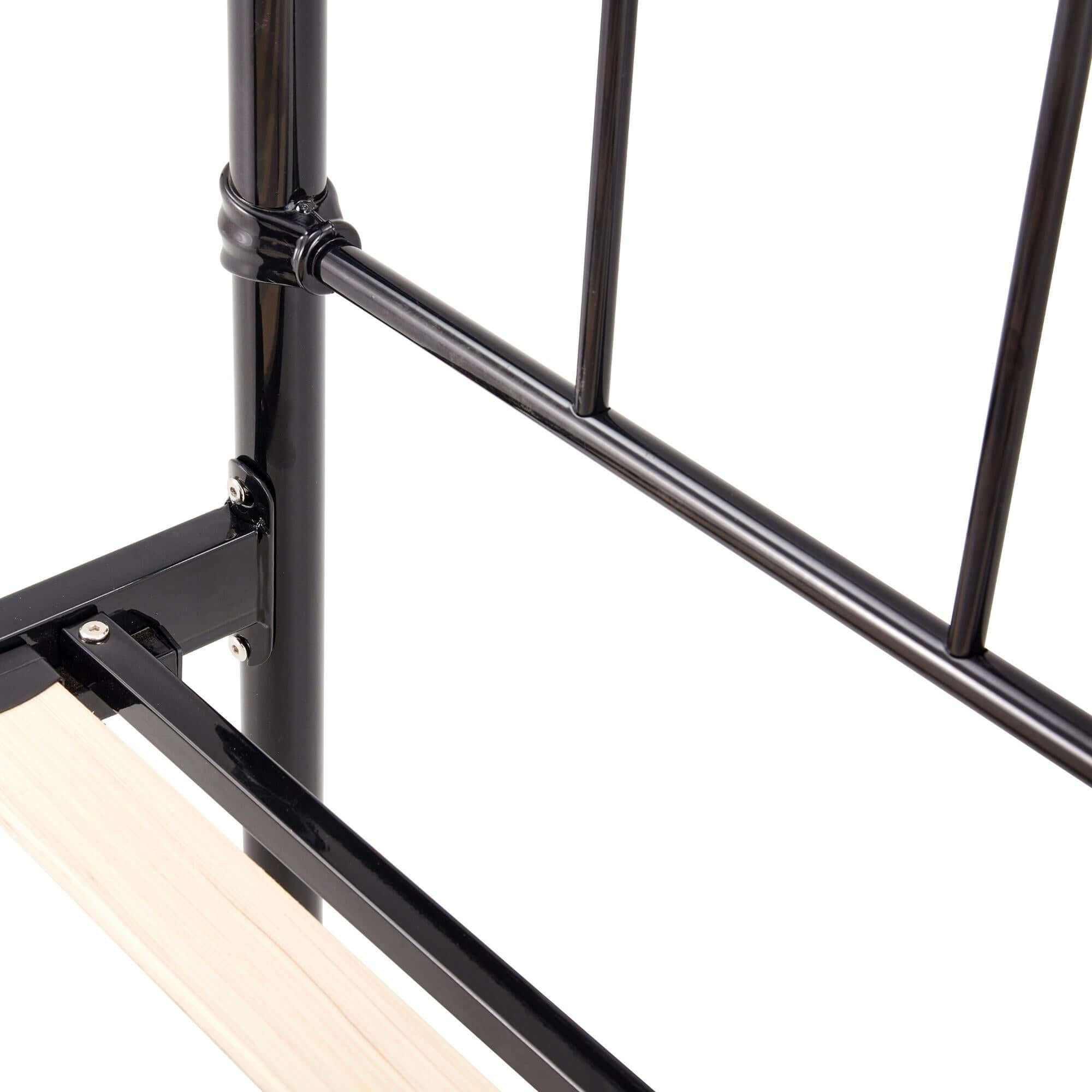 Moderna Metal King Single Bed Black