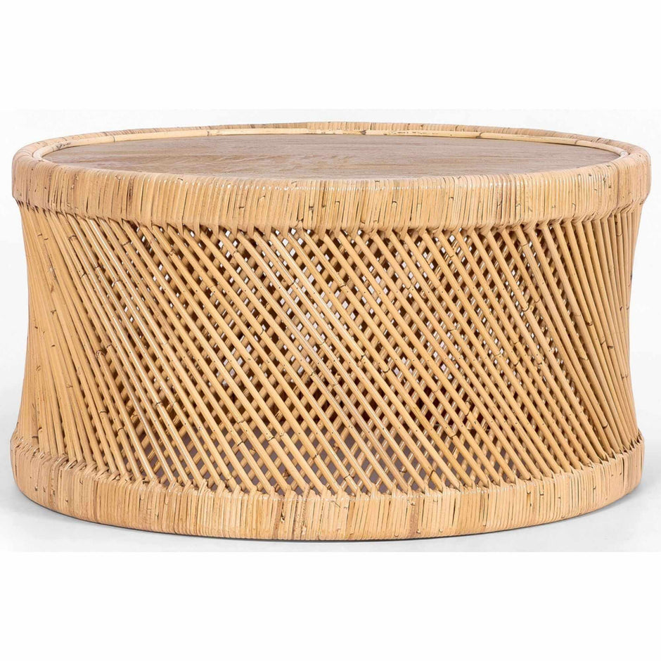 Rattan Round Coffee Table 