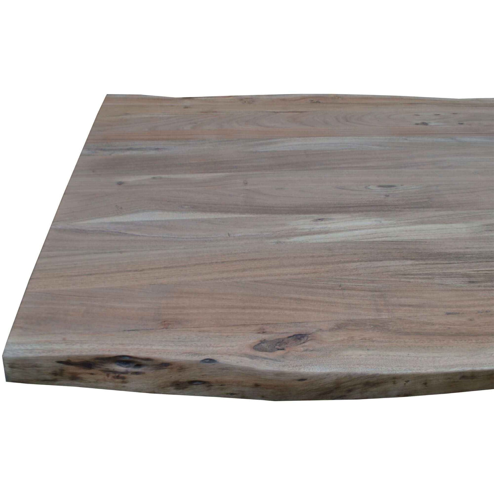 Lantana 210cm Dining Table Live Edge Solid Acacia Timber - Natural