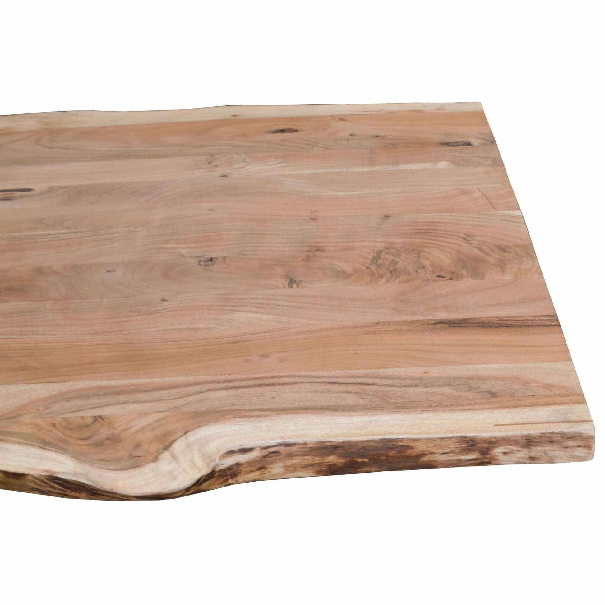 Lantana Solid Acacia Timber 180cm Live Edge Table - Natural