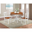 White dining chairs set of 2 