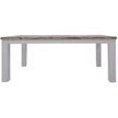 Dining Table Solid Wood White 