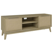 Grevillea Rattan Entertainment TV Unit 164cm 2 Door - Brown