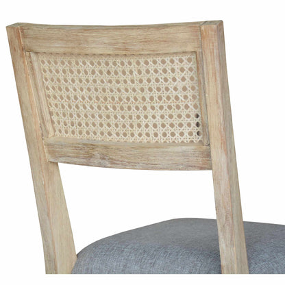 Grevillea Dining Chair Set of 2 Solid Acacia Timber Wood Rattan Furnit