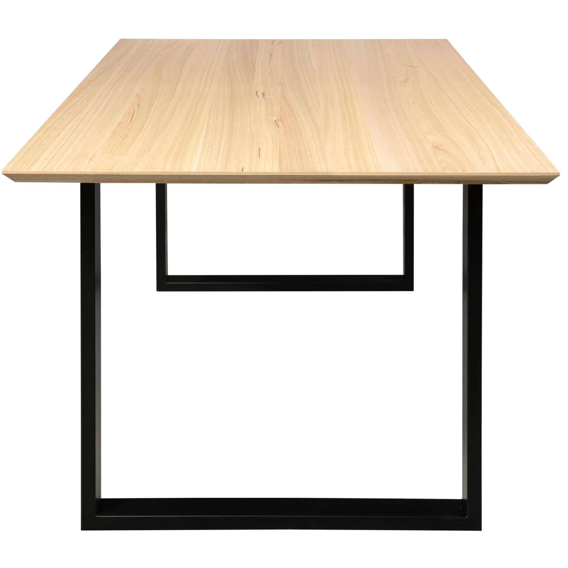 Aconite 9pc 210cm Dining Table Set 8 Cross Back Chair Solid Messmate T
