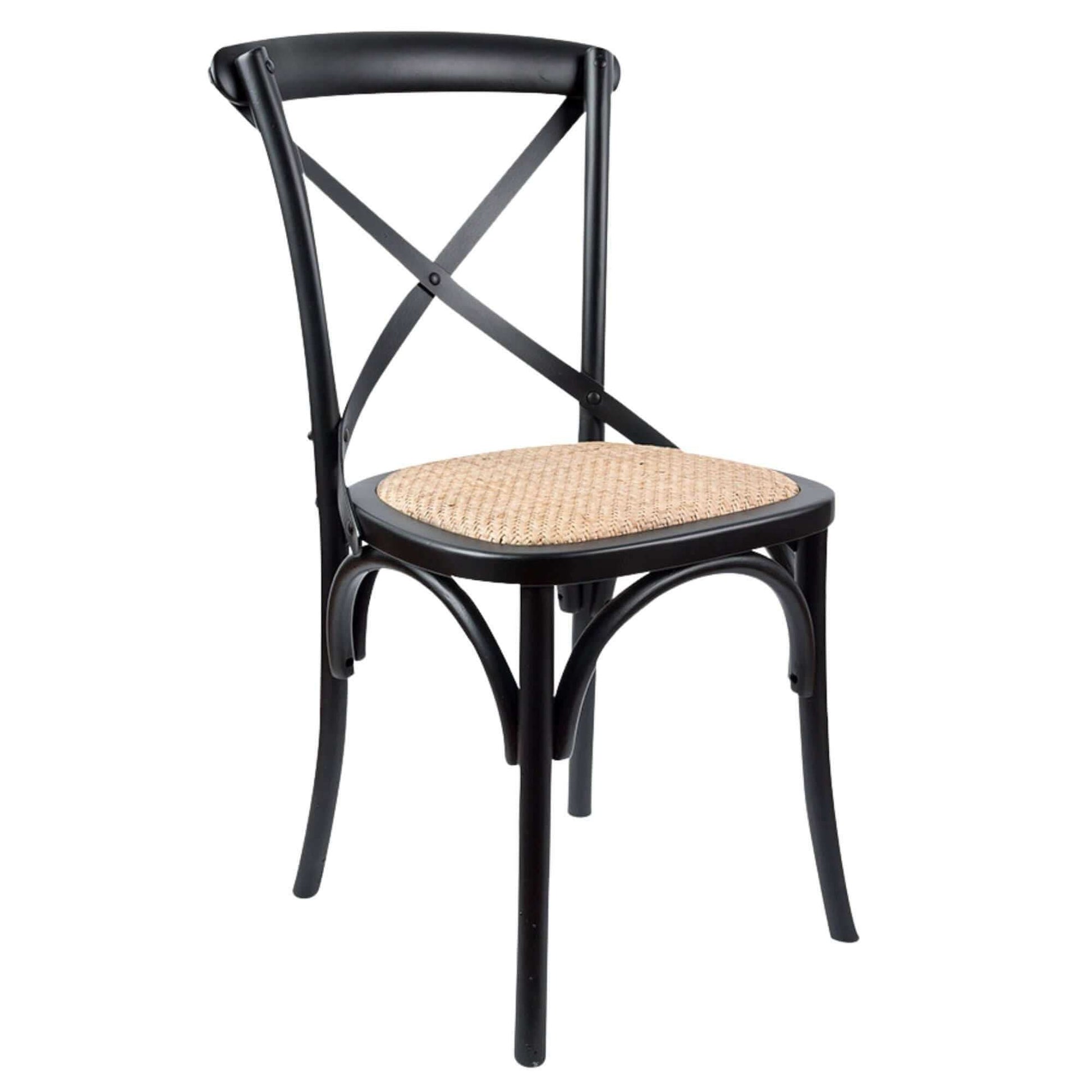 Aconite 9pc 210cm Dining Table Set 8 Cross Back Chair Solid Messmate T