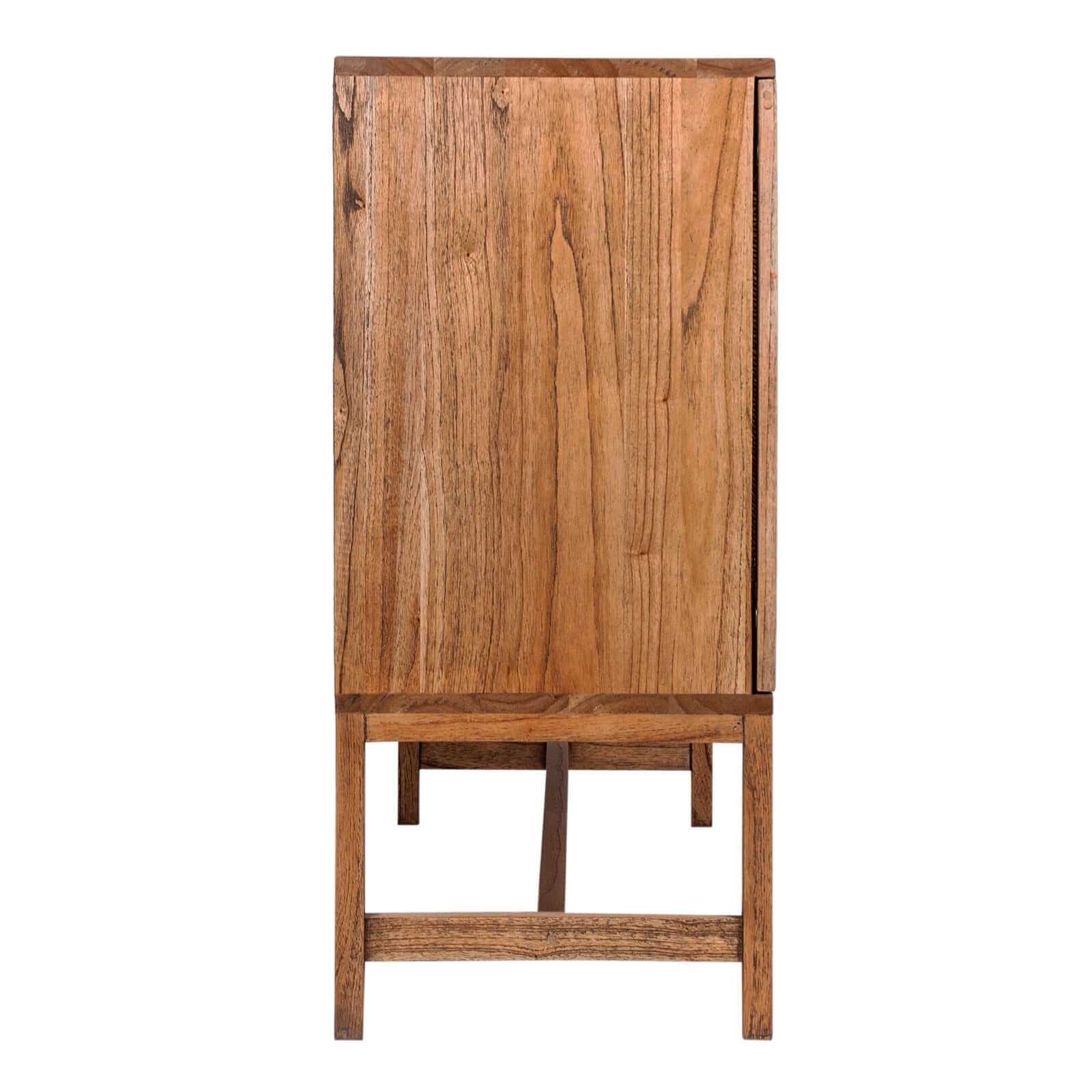 Jasmine Rattan Sideboard Cabinet 160cm 4 Door - Brown