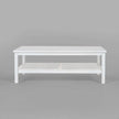 Coffee Table Rattan White