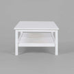 Coffee Table Rattan White