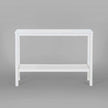 Rattan console Table white