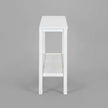 Rattan console Table white