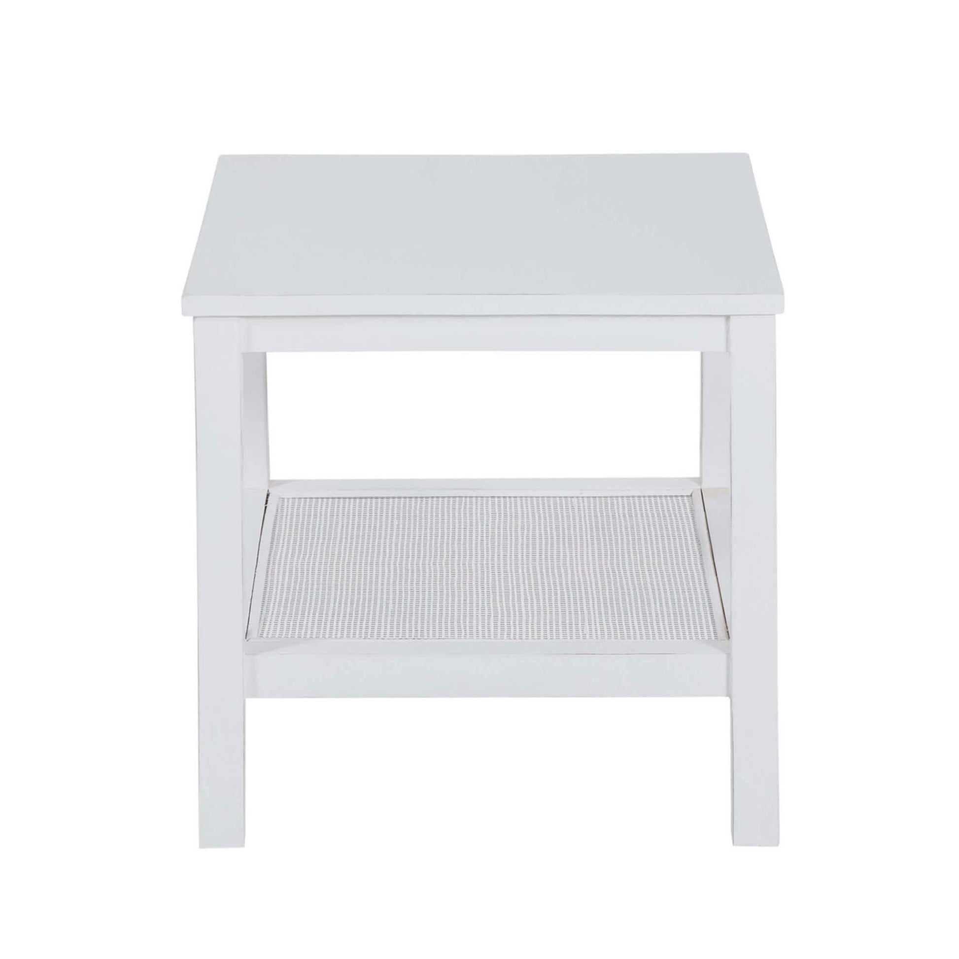 Jasmine Mindi Wood Coffee Side Table White