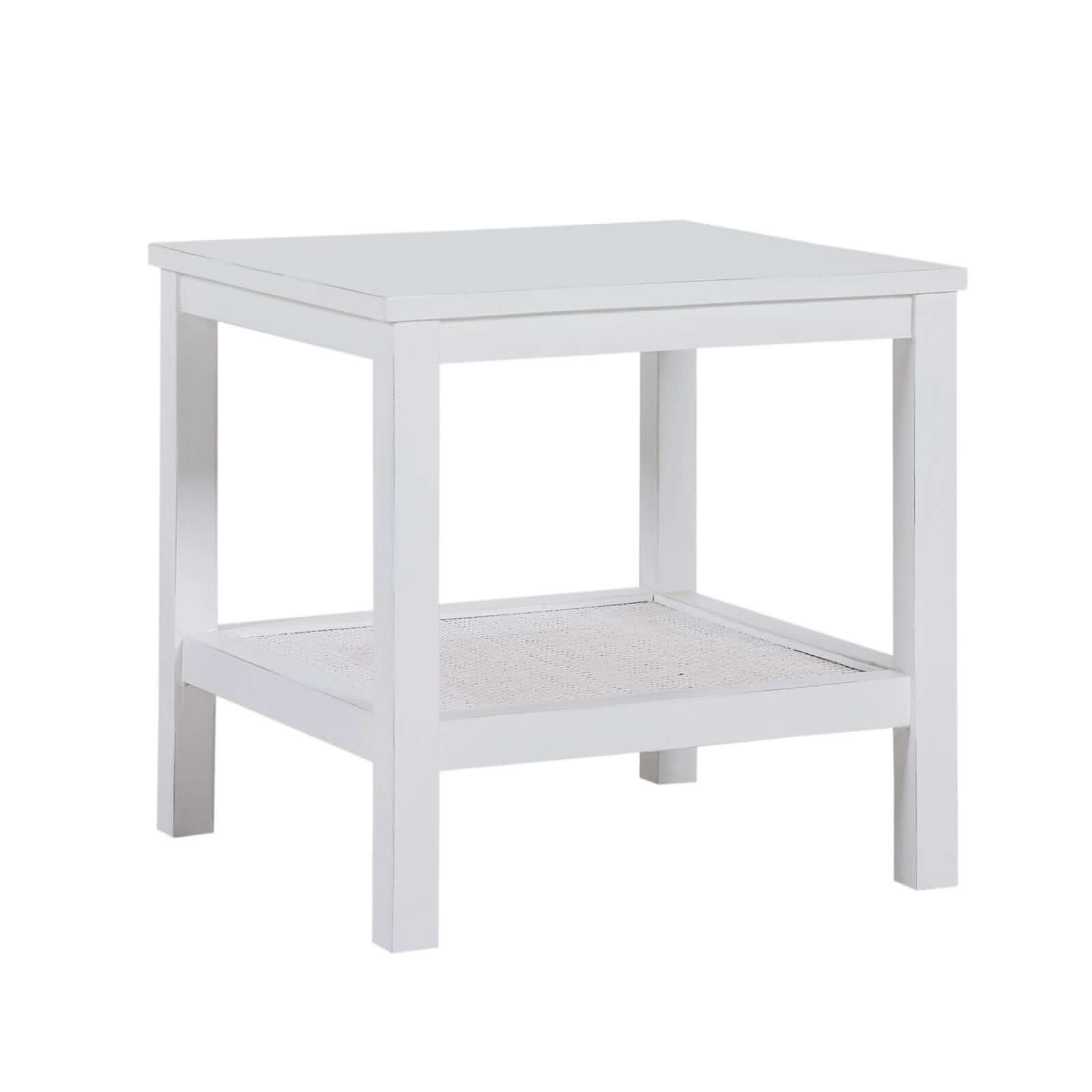 Jasmine Mindi Wood Coffee Side Table White