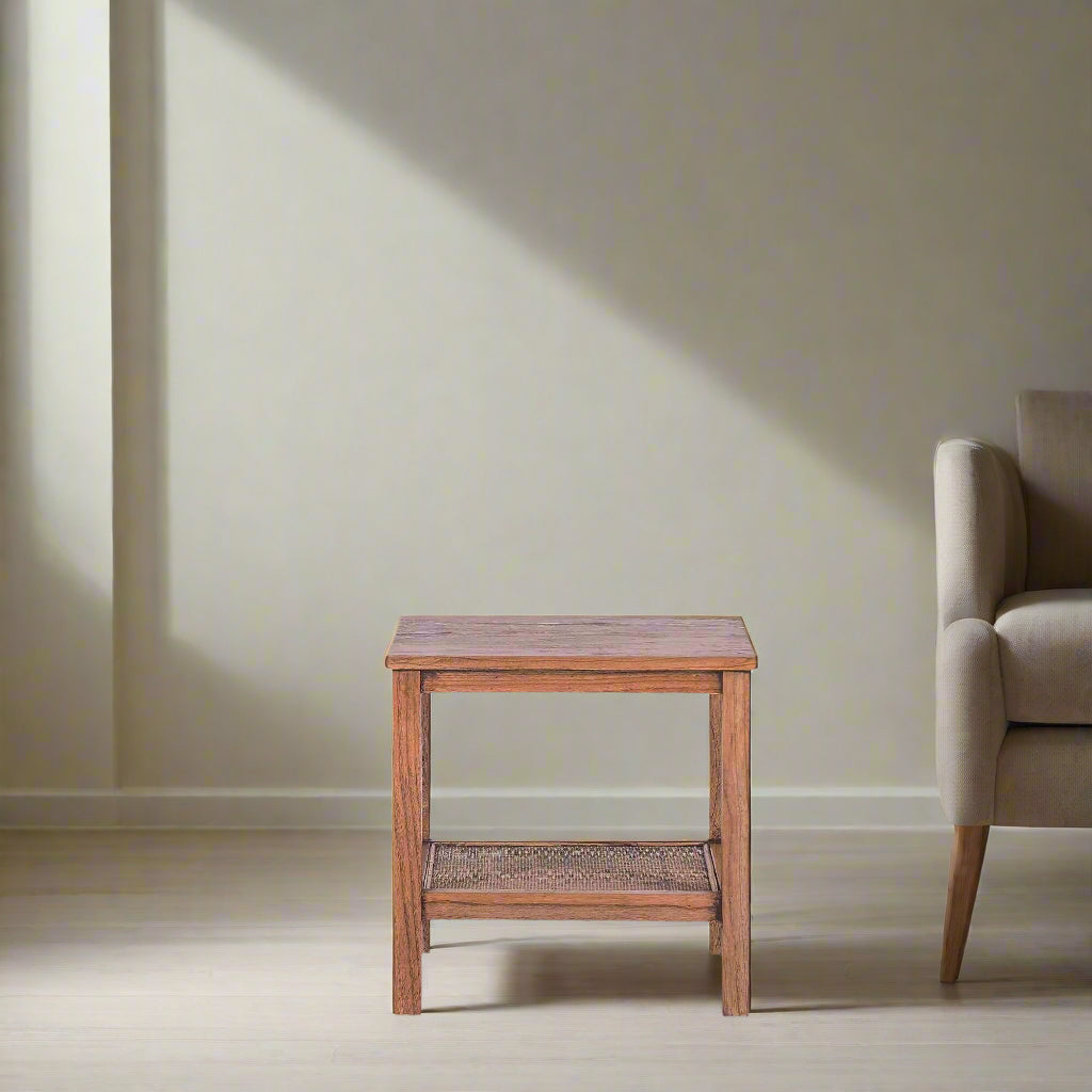 Jasmine Coffee Side Table Mindi Wood - Brown