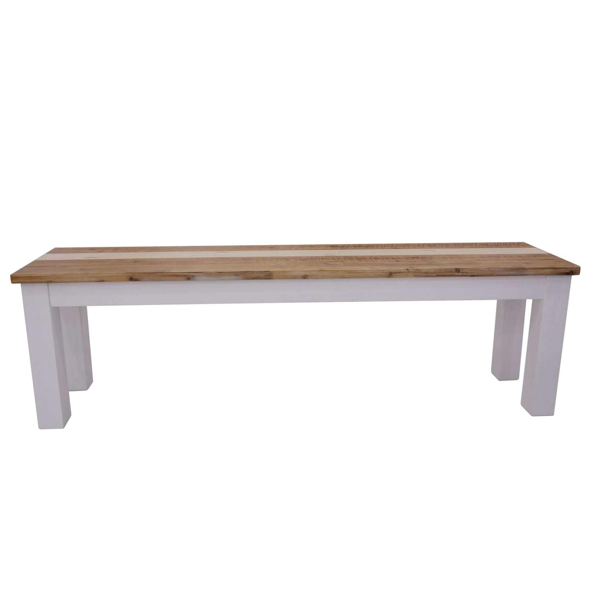 Orville Large Dining Bench Solid Wood 170cm - Multi Colour