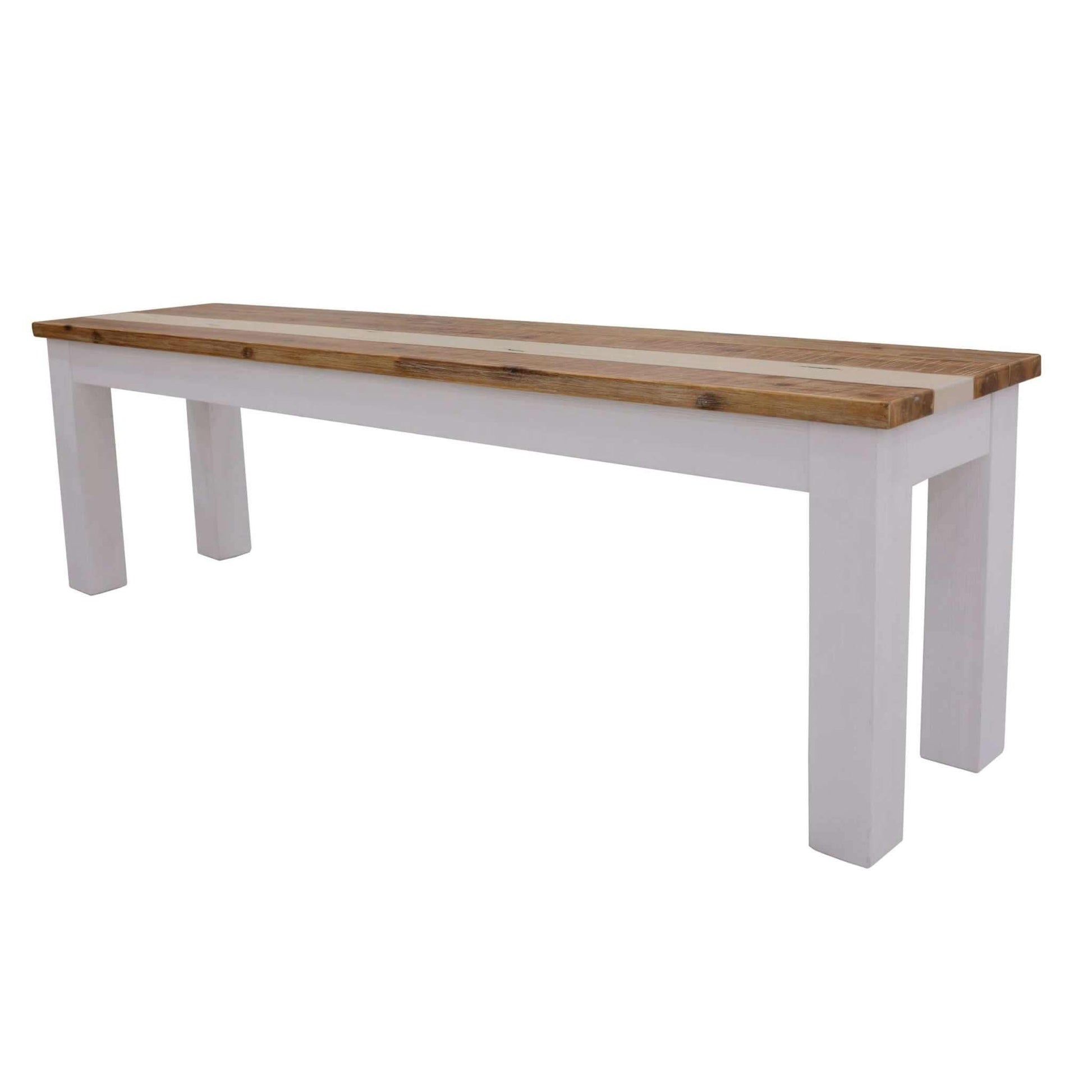 Orville Large Dining Bench Solid Wood 170cm - Multi Colour
