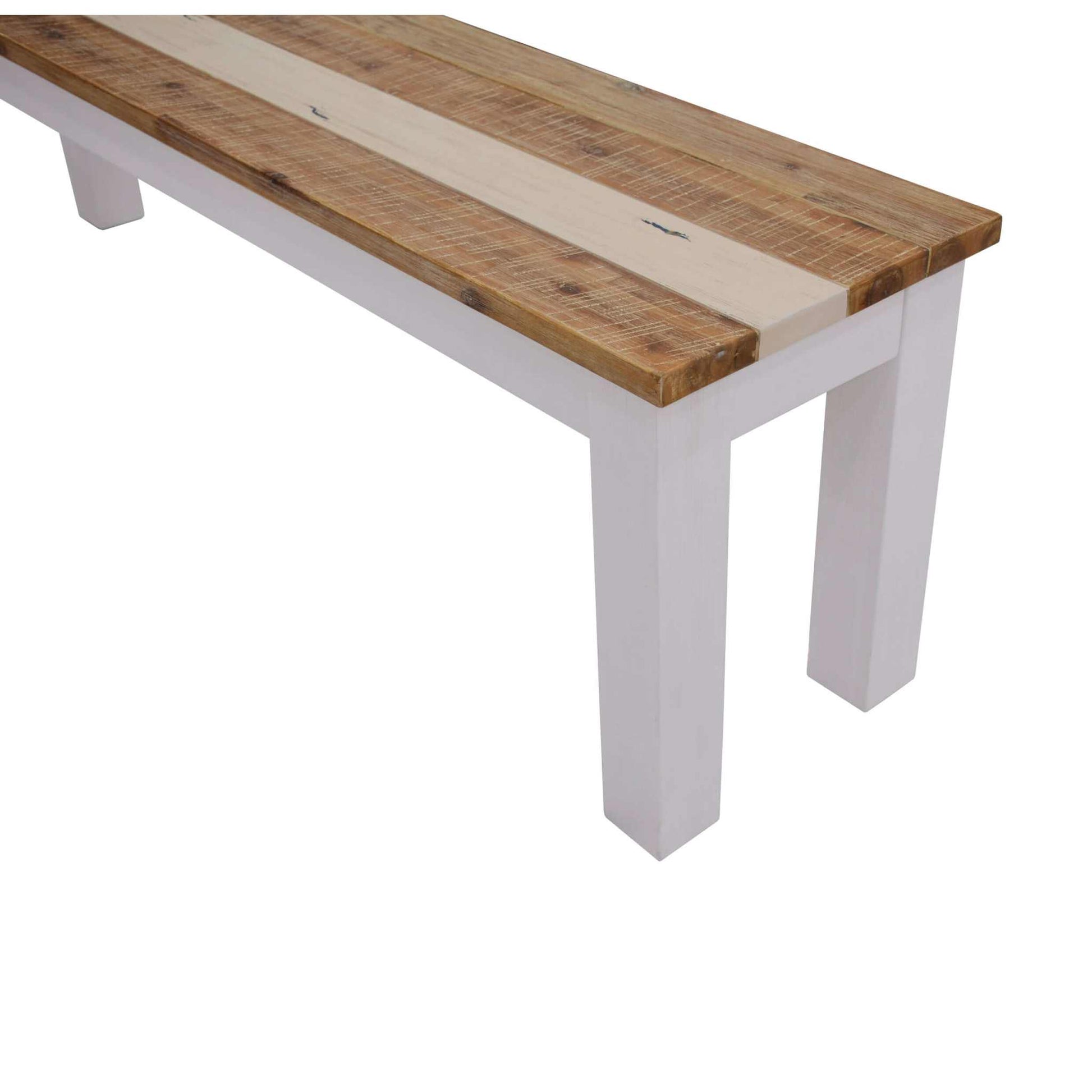 Orville Large Dining Bench Solid Wood 170cm - Multi Colour