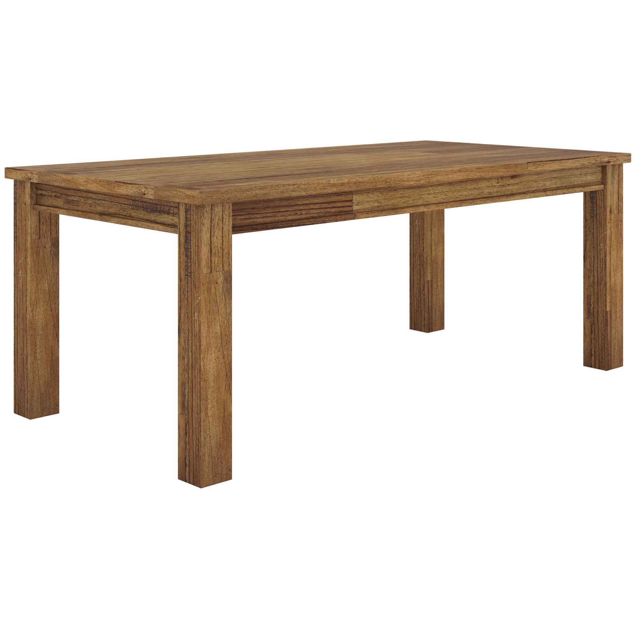 Birdsville Wooden Dining Table 190cm Solid Mt Ash Timber - Brown